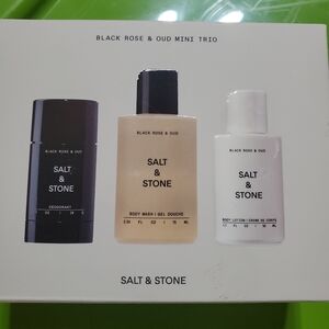 Salt & Stone Black Rose & Oud Mini Trio Set